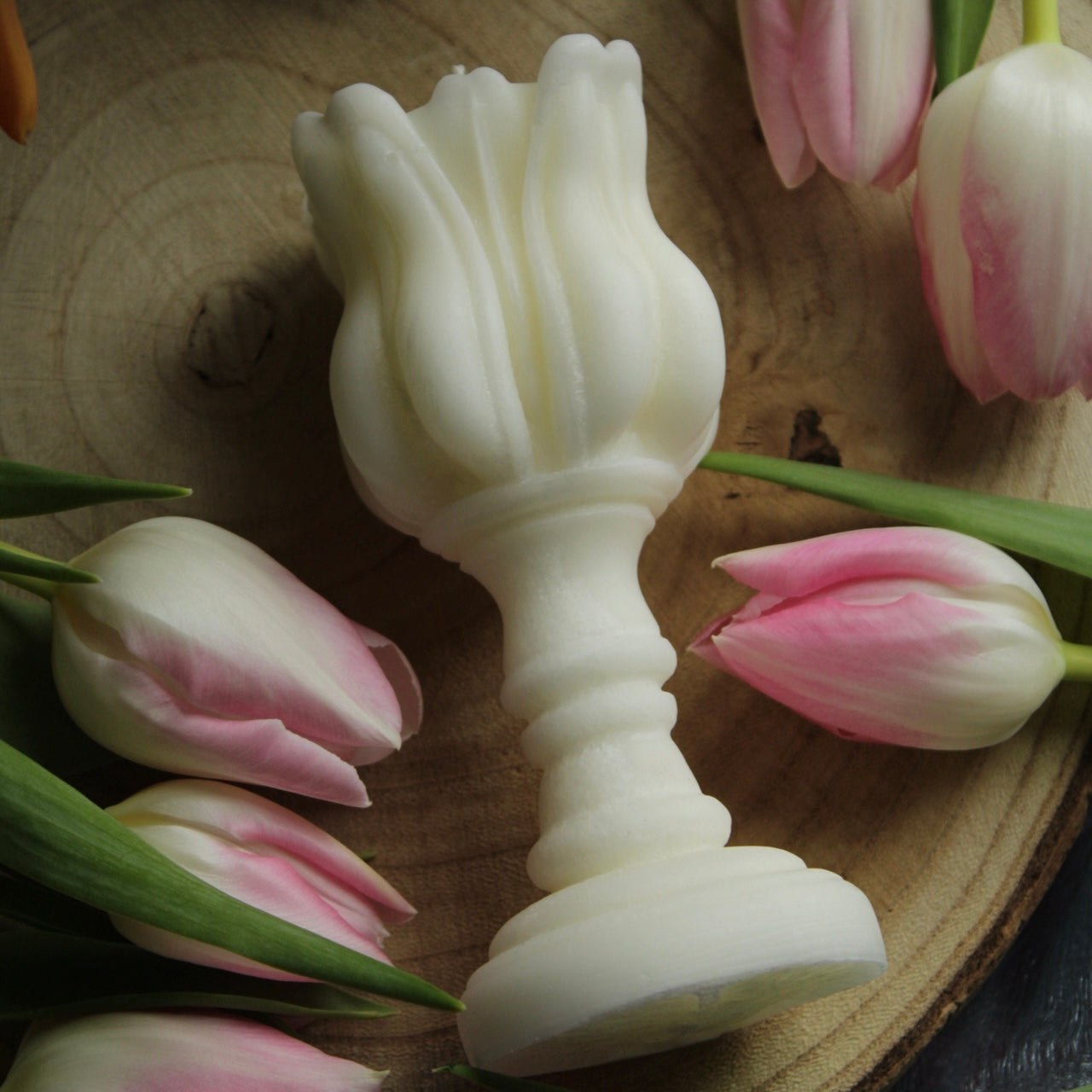 Tulip candelabra